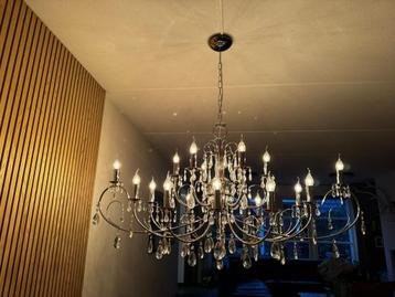Prachtige Le Clercq & Bouwman kroonluchter 18 lamps kristal beschikbaar voor biedingen
