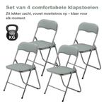 Bardi 2-4-6-8 Delige Klapstoelenset GROEN - 100KG Belastbaar, Huis en Inrichting, Kunststof, Twee, Overige kleuren, Verzenden