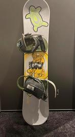 Santa Cruz snowboard maat 110 met Burton bindingen, Gebruikt, Ophalen