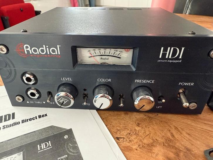 Radial Engineering HDI – High-End Stereo DI Box & Preamp, Muziek en Instrumenten, Effecten, Zo goed als nieuw, Ophalen of Verzenden