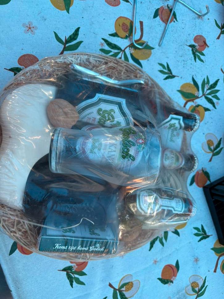 Te koop oud cadeau pakket van grolsch, Verzamelen, Biermerken, Zo goed als nieuw, Overige typen, Grolsch, Ophalen
