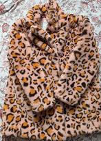 Super zacht tigerprint meisjes jas 128cm, Ophalen of Verzenden, Zo goed als nieuw, Meisje, Jas