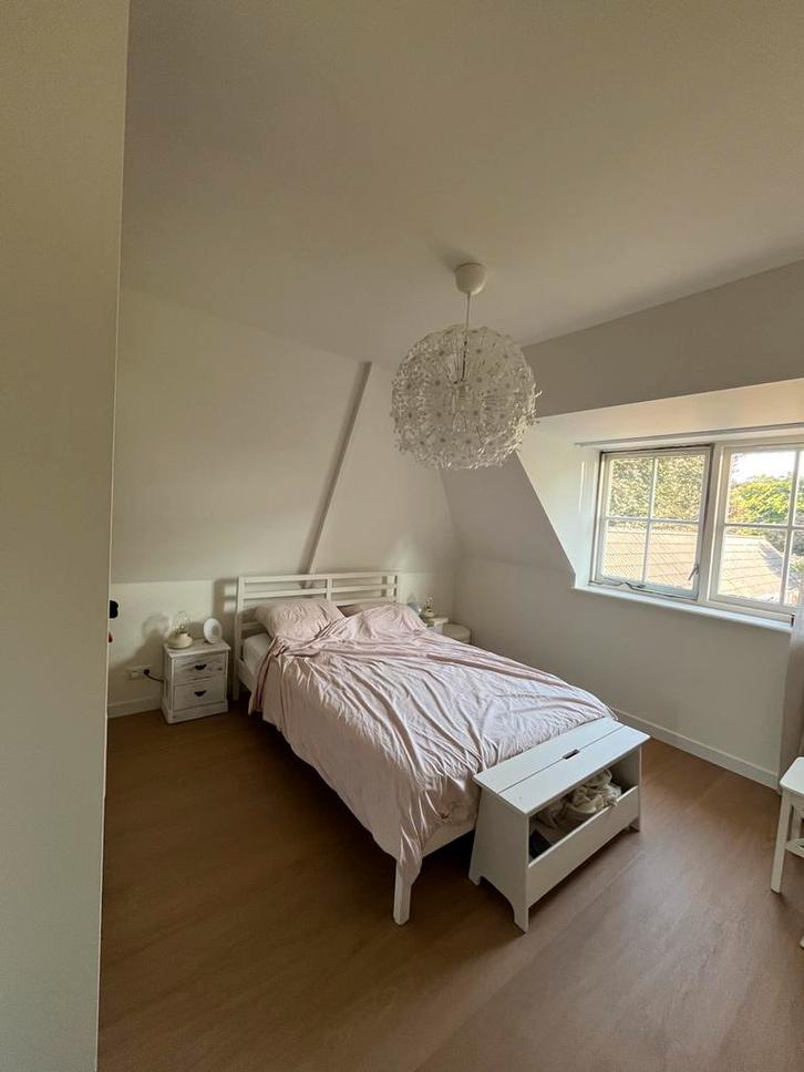 Bedframe wit 140x200 ikea Tarva, Huis en Inrichting, Slaapkamer | Bedden, Zo goed als nieuw, Tweepersoons, 140 cm, 200 cm, Hout