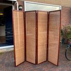 Opknapper! Kamerscherm, wandscherm, donker hout, Huis en Inrichting, Woonaccessoires | Kamerschermen, Ophalen, Gebruikt