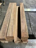 Hardhout-Azobe- palen-afrastering-balken-tuinpaal-95x95 mm, Ophalen, Palen, Nieuw, Hardhout