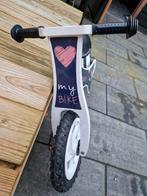 Houten loopfiets, Ophalen, Loopfiets