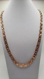 gouden platte koningsketting 14kt