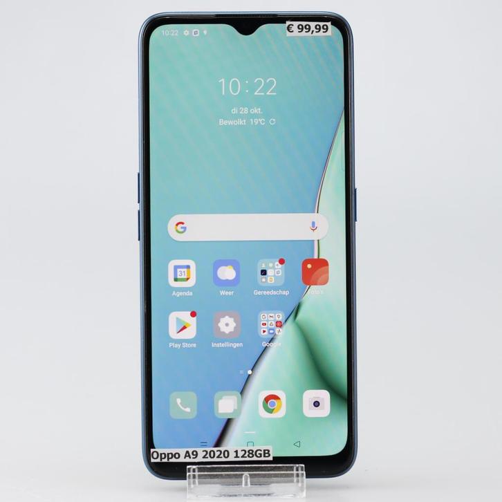 Oppo A9 2020 128GB Blauw | Prima Staat, Telecommunicatie, Mobiele telefoons | Overige merken, Zo goed als nieuw