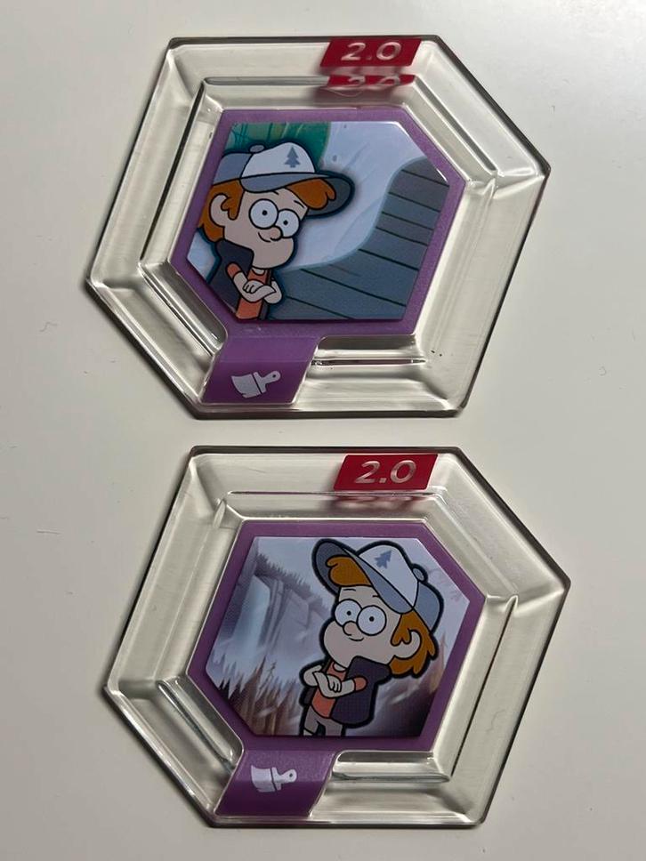 Disney Infinity 2.0 Gravity Falls power discs, Spelcomputers en Games, Games | Nintendo Wii U, Zo goed als nieuw, Role Playing Game (Rpg)