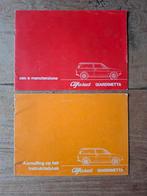 Alfa Romeo Alfasud Giardinetta handleidingen 1975 / 1976, Ophalen of Verzenden