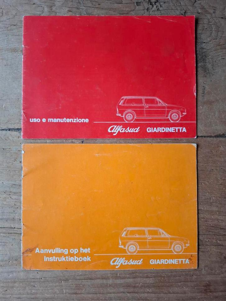 Alfa Romeo Alfasud Giardinetta handleidingen 1975 / 1976, Auto diversen, Handleidingen en Instructieboekjes, Ophalen of Verzenden