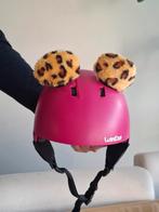 Keurig nette skihelm roze kind met oortjes panter., Sport en Fitness, Overige merken, Overige typen, Ophalen of Verzenden, Zo goed als nieuw