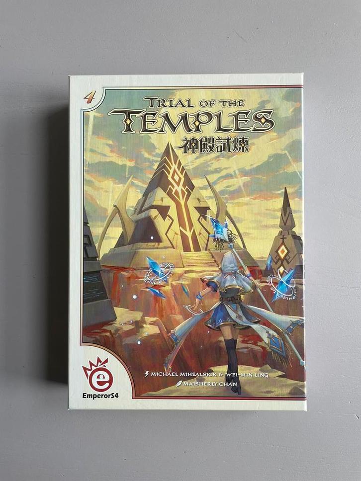 Trial of the Temples, Hobby en Vrije tijd, Gezelschapsspellen | Bordspellen, Zo goed als nieuw, Een of twee spelers, Drie of vier spelers