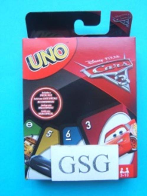 Uno Cars 3 nr. FDJ15-00 (Nieuw), Hobby en Vrije tijd, Gezelschapsspellen | Kaartspellen, Nieuw, Ophalen