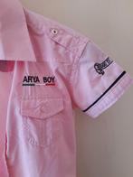 Mooi jongens blouses roze en blauw maat 152, Ophalen of Verzenden, Zo goed als nieuw, Jongen, Overhemd of Blouse