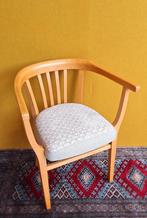 Thonet Stoel met Armleuningen, beuken houten stoel, Huis en Inrichting, Stoelen, Hout, Gebruikt, Bruin, Vintage