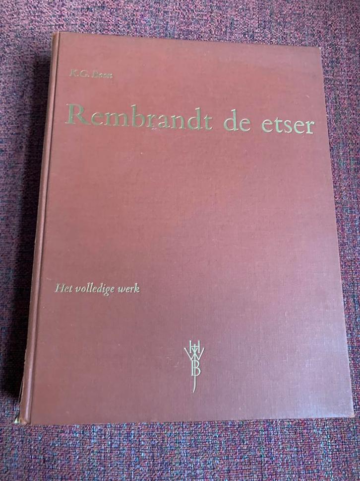 Rembrandt de etser - K.G. Boon, Antiek en Kunst, Antiek | Boeken en Bijbels, Ophalen of Verzenden