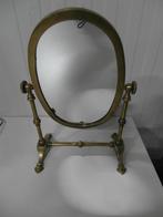 Antieke draaibare messing spiegel 2switchonline, Ophalen, Overige vormen, Minder dan 50 cm, Minder dan 100 cm