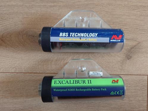 Minelab Excalibur batterijen met lader, Hobby en Vrije tijd, Metaaldetectors, Zo goed als nieuw, Overige merken, Ophalen of Verzenden