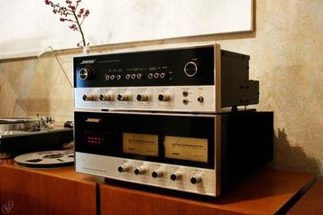Deze zeldzame Bose 1801 en 4401 voor en eindversterker beschikbaar voor biedingen