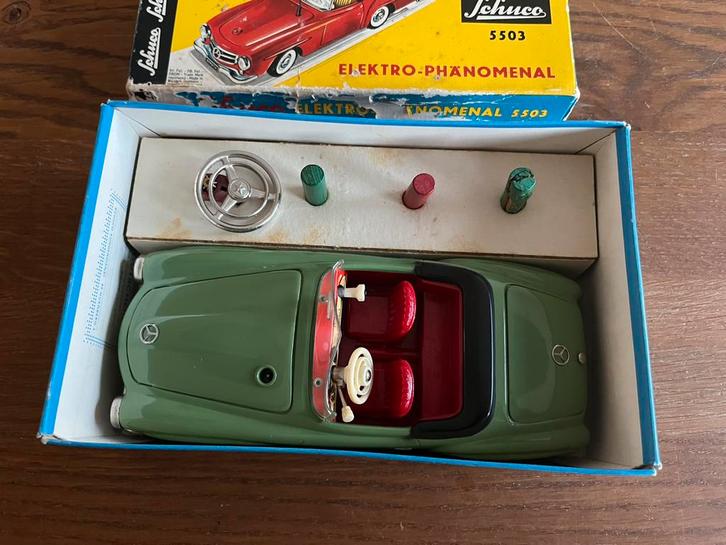 Schuco elektro Mercedes 190 SL, Antiek en Kunst, Antiek | Speelgoed, Ophalen of Verzenden