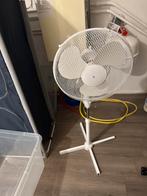 OK. Statiefventilator - Wit, Witgoed en Apparatuur, Ventilatoren, Ophalen of Verzenden, Gebruikt, Statiefventilator