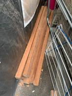 Hard houten balken en planken, Palen, Ophalen of Verzenden, Zo goed als nieuw, Hardhout