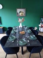 Prachtige keramieken tafel 2x1m, Huis en Inrichting, Tafels | Eettafels, Ophalen, 200 cm of meer, Zo goed als nieuw, Vijf personen of meer