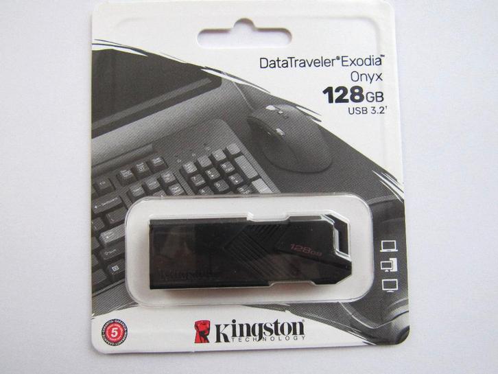 Kingston USB 3.2 stick 128GB nieuw, Computers en Software, USB Sticks, Nieuw, 128 GB, Ophalen of Verzenden