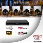 8MP Dahua WizSense Smart Dual Light Full Color 4CH IP PoE, Audio, Tv en Foto, Nieuw, Buitencamera, Ophalen of Verzenden