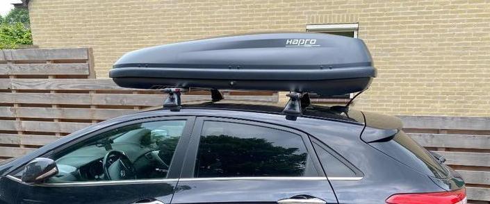 Dakkoffer Hapro Rider 6.4 te huur, Auto diversen, Dakkoffers, Ophalen