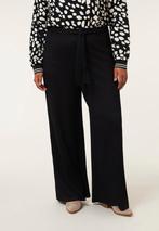 Nicky velours pantalon van Ulla Popken, maat 50/52, Kleding | Dames, Grote Maten, Zwart, Ulla Popken, Ophalen of Verzenden, Zo goed als nieuw