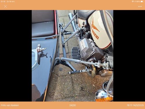 Zijspan aansluitdelen., Motoren, Accessoires | Overige, Zo goed als nieuw, Ophalen