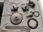 Shimano shifter set (2X10) , complete set, Derailleur of Ketting, Gebruikt, Shimano Deore, Mountainbike