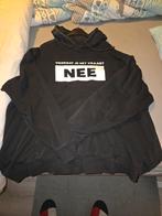 Zwarte hoodie met tekst - Maat 5XL, Kleding | Heren, Truien en Vesten, Onbekend, Verzenden, Zwart, Overige maten