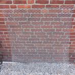 Strekmetaal racegaas geperforeerde plaat 2mm 122cm x 112cm, Ophalen, Gebruikt, Overige materialen, Minder dan 20 mm