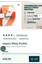 Whey Protein 2.5KG Bosbessen, Ophalen of Verzenden, Nieuw