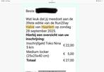 Startbewijs 5 km halve v Haarlem, Sport en Fitness, Loopsport en Atletiek, Overige merken, Verzenden, Overige typen, Nieuw