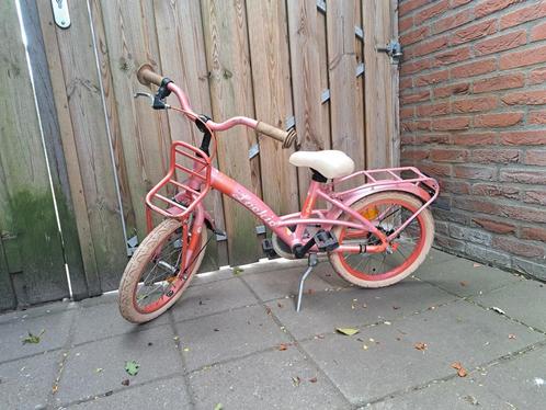 Loekie roze meisjesfiets princess 16 inch, Fietsen en Brommers, Fietsen | Meisjes, Zo goed als nieuw, 16 inch, Handrem, Ophalen