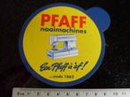 sticker pfaff naamachines logo sinds 1862, Verzamelen, Verzenden, Zo goed als nieuw, Merk