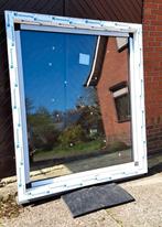 Nieuw kunststof draai-kiep HR++  150 x 170 / wit-matzwart 2x, Doe-het-zelf en Verbouw, Kozijnen en Schuifpuien, Ophalen of Verzenden