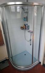 Hardglazen Cameco douchecabine 90x90cm, "1-Deurs", Ophalen, Gebruikt, Met douche