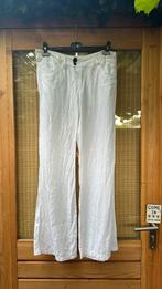 D-Lite wit linnen broek 44, Kleding | Dames, Ophalen of Verzenden, Zo goed als nieuw, Maat 42/44 (L), Wit