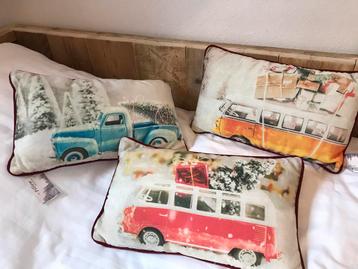 Leuke volkswagen kerst kussens! beschikbaar voor biedingen
