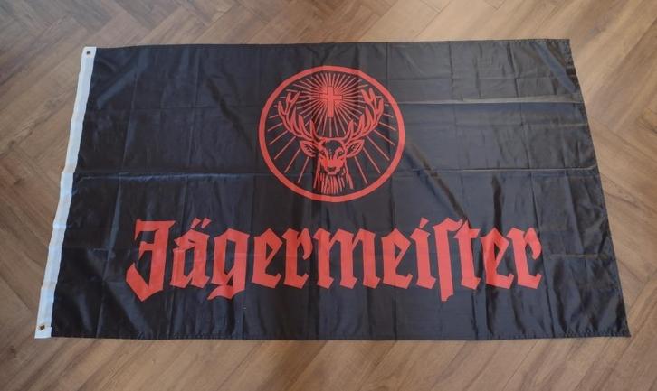 Jägermeister Vlag 155x89cm., Verzamelen, Merken en Reclamevoorwerpen, Gebruikt, Overige typen, Ophalen of Verzenden