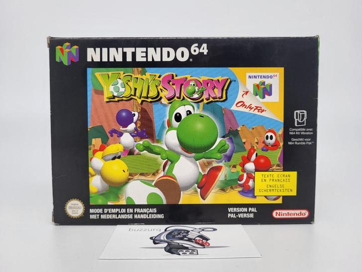 Yoshi's Story - Nintendo 64 - N64 CIB EUR, Spelcomputers en Games, Games | Nintendo 64, Gebruikt, Avontuur en Actie, 1 speler