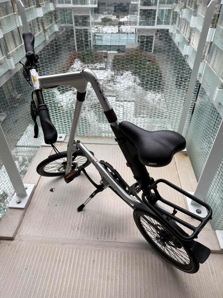 Strida vouwfiets, Fietsen en Brommers, Fietsen | Vouwfietsen, Zo goed als nieuw, Overige merken, 14 tot 16 inch, Totaal opvouwbaar