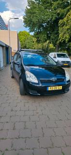 Toyota Corolla Verso 1.6 16V 5P 2008 Zwart, Auto's, 65 €/maand, 450 kg, 4 cilinders, Zwart