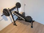 Complete trainingsbank met gewichten, Ophalen, Benen, Gebruikt, Krachtstation