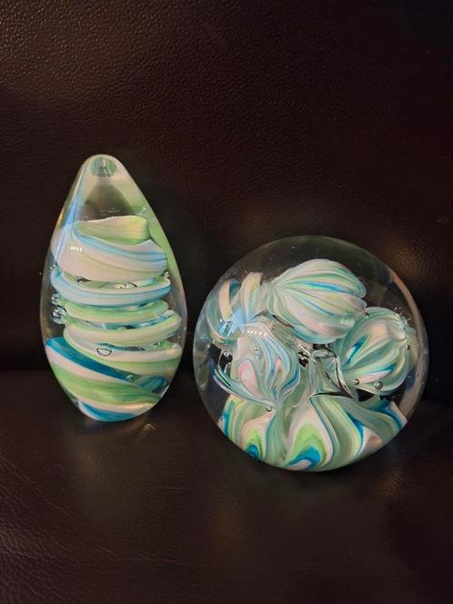 Glazen ei en bol, Antiek en Kunst, Antiek | Glas en Kristal, Ophalen of Verzenden